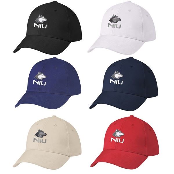 AH1037 Brushed Cotton Twill Price Buster Cap With Embroidered Custom Imprint